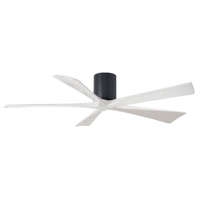 Matthews Fan IR5H Irene-5H 60" Hugger Ceiling Fan - Matte Black/Matte White