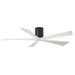 Matthews Fan IR5H Irene-5H 60" Hugger Ceiling Fan - Matte Black/Matte White