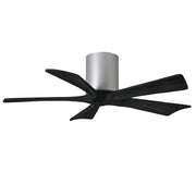 Matthews Fan IR5H Irene-5H 42" Hugger Ceiling Fan - Brushed Nickel/Matte Black