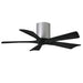 Matthews Fan IR5H Irene-5H 42" Hugger Ceiling Fan - Brushed Nickel/Matte Black
