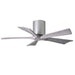 Matthews Fan IR5H Irene-5H 42" Hugger Ceiling Fan - Brushed Nickel/Barn Wood