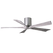 Matthews Fan IR5H Irene-5H 52" Hugger Ceiling Fan - Brushed Nickel
/Barn wood