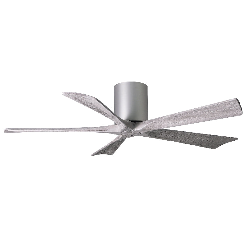 Matthews Fan IR5H Irene-5H 52" Hugger Ceiling Fan - Brushed Nickel
/Barn wood
