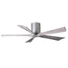 Matthews Fan IR5H Irene-5H 52" Hugger Ceiling Fan - Brushed Nickel
/Barn wood