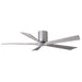 Matthews Fan IR5H Irene-5H 60" Hugger Ceiling Fan - Brushed Nickel/Barn Wood