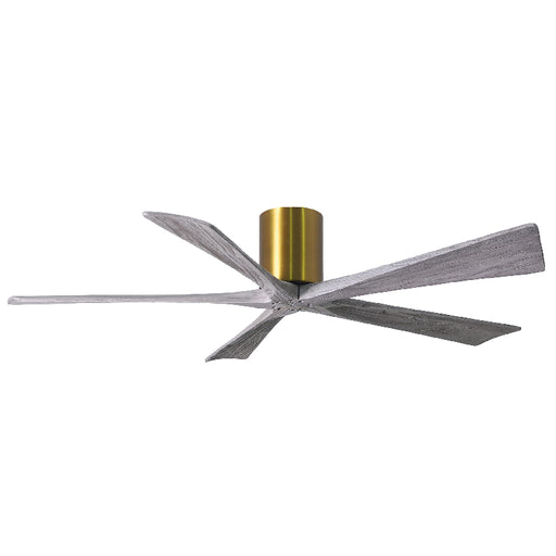 Matthews Fan IR5H Irene-5H 60" Hugger Ceiling Fan - Brushed Brass/Barn Wood