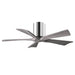 Matthews Fan IR5H Irene-5H 42" Hugger Ceiling Fan - Polished Chrome/