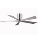 Matthews Fan IR5H Irene-5H 52" Hugger Ceiling Fan - Polished Chrome/Barn Wood