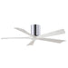 Matthews Fan IR5H Irene-5H 52" Hugger Ceiling Fan - Polished Chrome/ Matte White