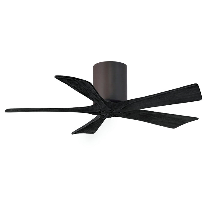 Matthews Fan IR5H Irene-5H 42" Hugger Ceiling Fan - Textured Bronze/Matte Black