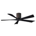 Matthews Fan IR5H Irene-5H 52" Hugger Ceiling Fan - Textured Bronze
/Matte Black