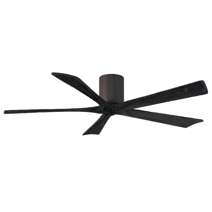 Matthews Fan IR5H Irene-5H 60" Hugger Ceiling Fan - Textured Bronze/Matte Black

