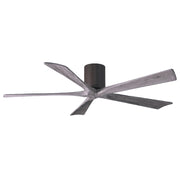 Matthews Fan IR5H Irene-5H 60" Hugger Ceiling Fan - Textured Bronze/Barn Wood