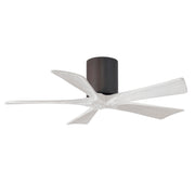Matthews Fan IR5H Irene-5H 42" Hugger Ceiling Fan - Textured Bronze/Matte White