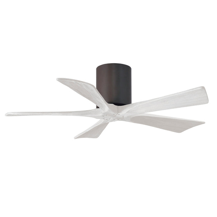 Matthews Fan IR5H Irene-5H 42" Hugger Ceiling Fan - Textured Bronze/Matte White
