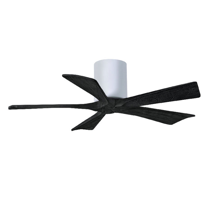 Matthews Fan IR5H Irene-5H 42" Hugger Ceiling Fan - Gloss White/Matte Black
