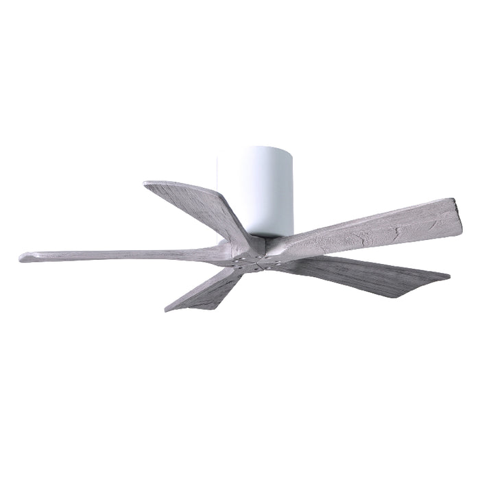 Matthews Fan IR5H Irene-5H 42" Hugger Ceiling Fan - Gloss White/Barn Wood