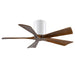 Matthews Fan IR5H Irene-5H 42" Hugger Ceiling Fan - Gloss White/Walnut