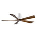 Matthews Fan IR5H Irene-5H 52" Hugger Ceiling Fan - Gloss White
/Walnut