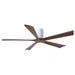 Matthews Fan IR5H Irene-5H 60" Hugger Ceiling Fan - Gloss White
/Walnut