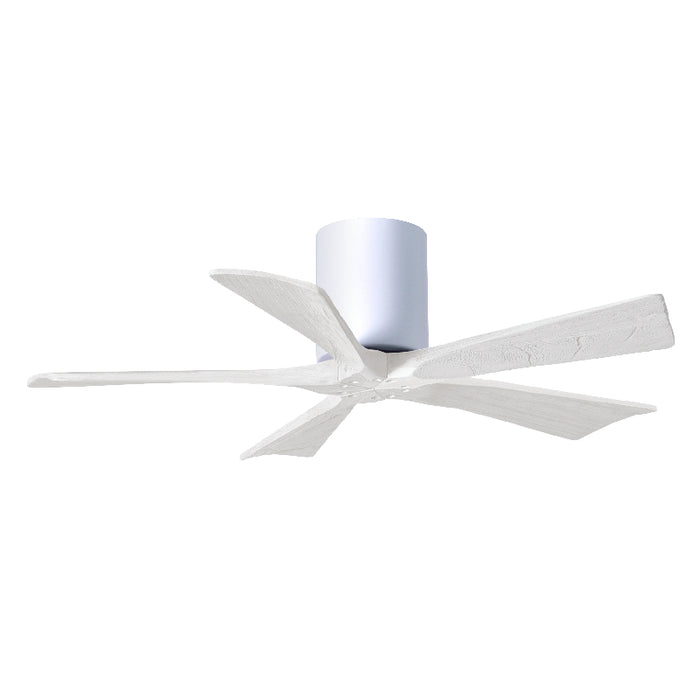 Matthews Fan IR5H Irene-5H 42" Hugger Ceiling Fan - Gloss White/Matte White