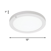 AFX IRIF12LAJMV Iris 1-lt 12" LED Flush Mount with PIR Motion Sensor