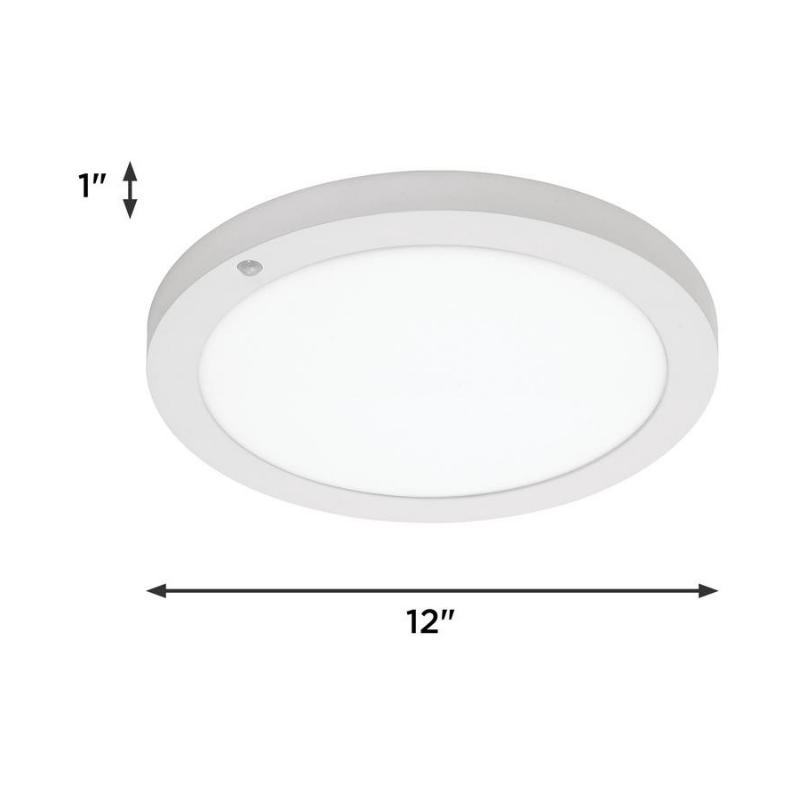 AFX IRIF12LAJMV Iris 1-lt 12" LED Flush Mount with PIR Motion Sensor