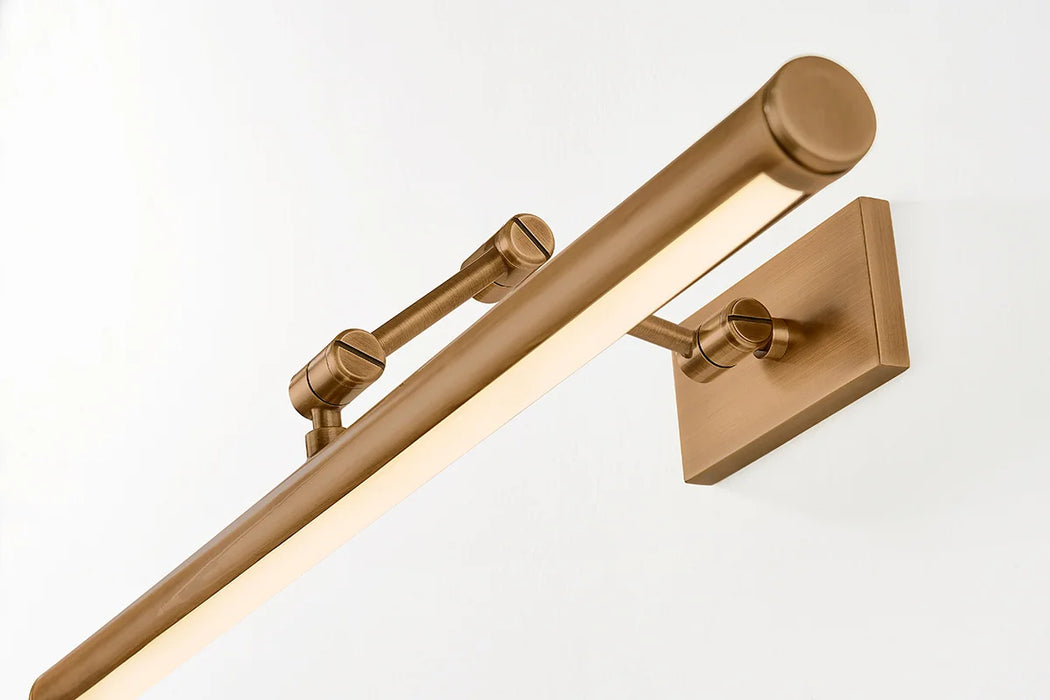 Troy B4204 Isaac 1-lt 24" LED Picture Light - Patina Brass