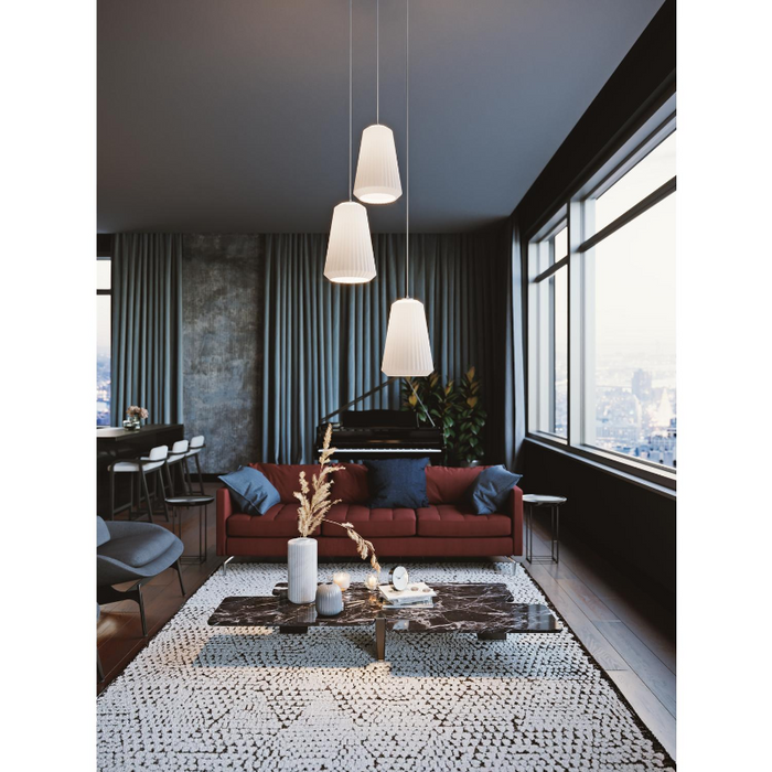 AFX ISLP11WHRN ISLP Series Isla 3-lt 24" Multi Round Pendant