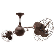 Matthews Fan Italo Ventania 60" Ceiling Fan with Decorative Cage - Bronzette