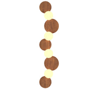 Accord 4224 Luna 4-lt 47" Tall Wall Lamp - Imbuia
