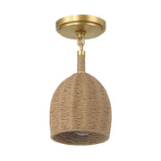 Crystorama JAC-10502-CEILING Jace 1-lt 6" LED Semi Flush Mount