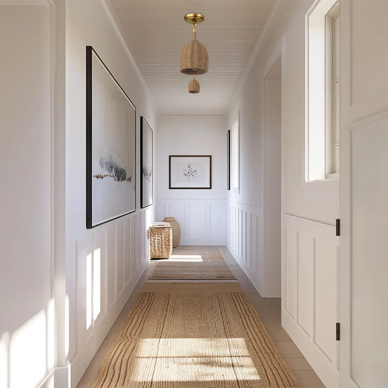 Crystorama JAC-10502-CEILING Jace 1-lt 6" LED Semi Flush Mount