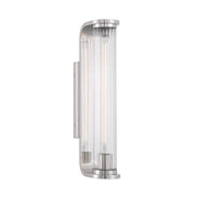 Crystorama JAR-2301 Jarvis 1-lt 18" Tall LED Wall Sconce - Polished Nickel