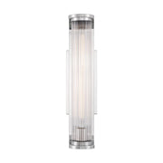 Crystorama JAR-2301 Jarvis 1-lt 18" Tall LED Wall Sconce - Polished Nickel