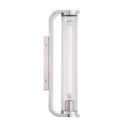 Crystorama JAR-2301 Jarvis 1-lt 18" Tall LED Wall Sconce - Polished Nickel