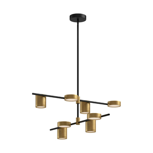 Kuzco LP96840-UNV Jayden 40" LED Linear Pendant - Black/Brushed Gold