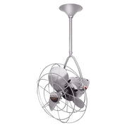Matthews Fan Jarold 13" Ceiling Fan with Decorative Cage - Brushed Nickel