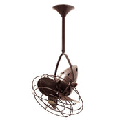 Matthews Fan Jarold 13" Ceiling Fan with Decorative Cage - Bronzette