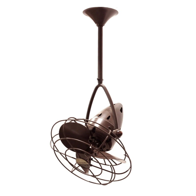 Matthews Fan Jarold 13" Ceiling Fan with Decorative Cage - Bronzette