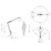 Leucos JJ Large 86" Tall Floor Lamp
