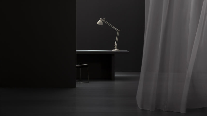 Leucos JJ Small 1-lt 6" LED Adjustable Table  Lamp with Mounting Bracket