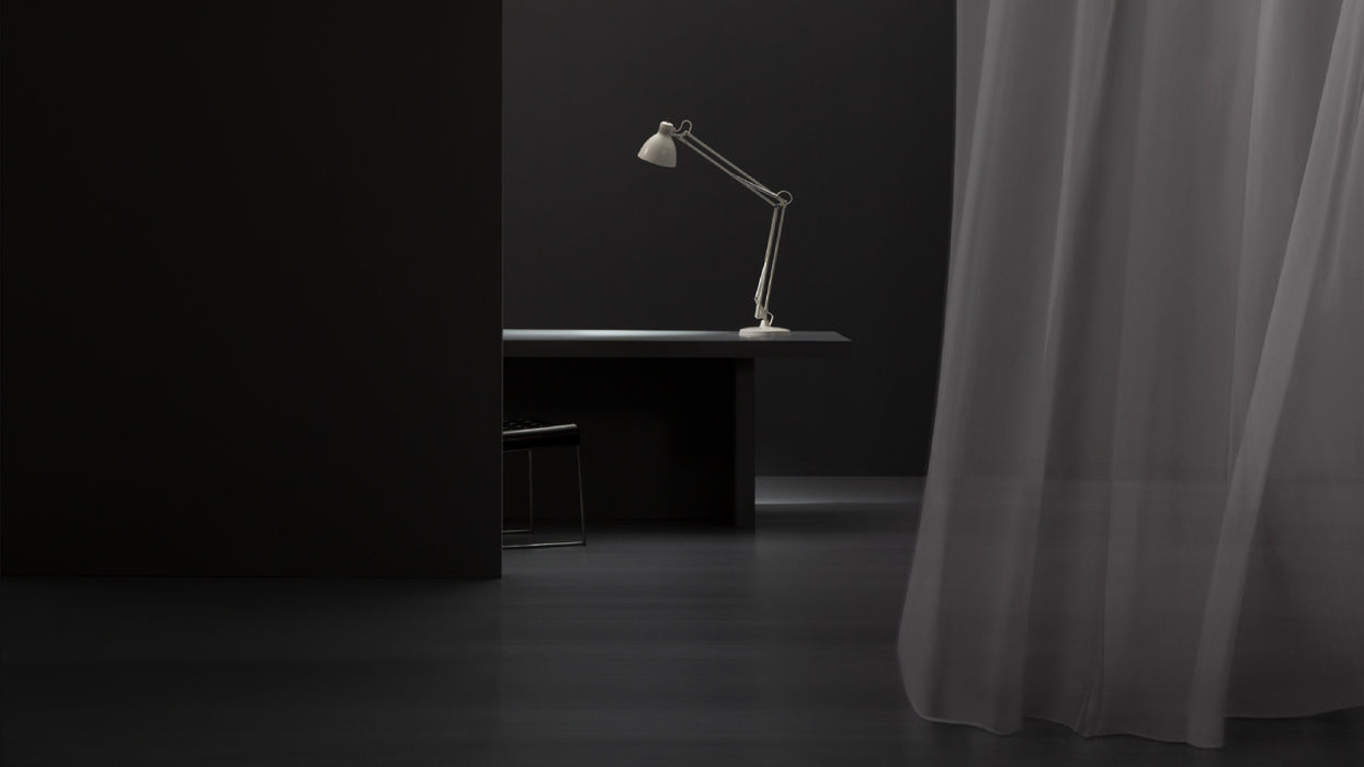 Leucos JJ Small 1-lt 6" LED Adjustable Table  Lamp with Mounting Bracket