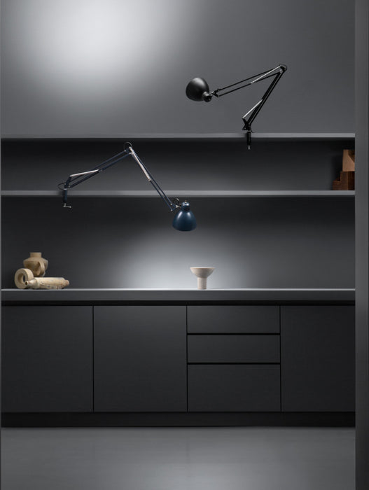 Leucos JJ Small 1-lt 6" LED Adjustable Table  Lamp with Mounting Bracket