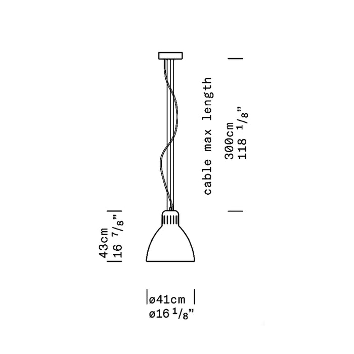 Leucos JJ Big 1-lt 16" LED Pendant