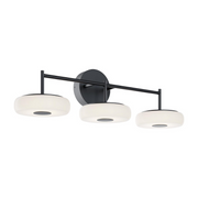 AFX JUNV3008LAJUD June 3-lt 30" LED Vanity - Black