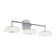 AFX JUNV3008LAJUD June 3-lt 30" LED Vanity - Satin Nickel