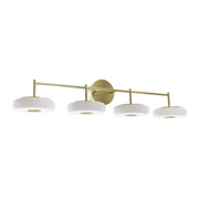 AFX JUNV4108LAJUD June 4-lt 41" LED Vanity - Light Antique Brass