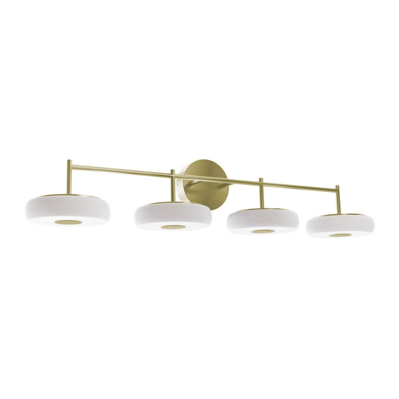 AFX JUNV4108LAJUD June 4-lt 41" LED Vanity - Light Antique Brass