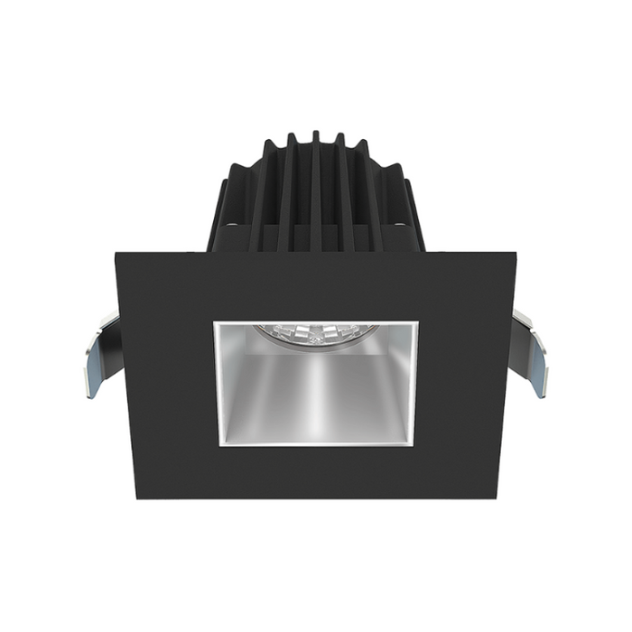 Lotus JXL-COB02-S09W 2" 9W LED Square Economy Recessed Downlight, 5CCT Selectable - Alzak/Black